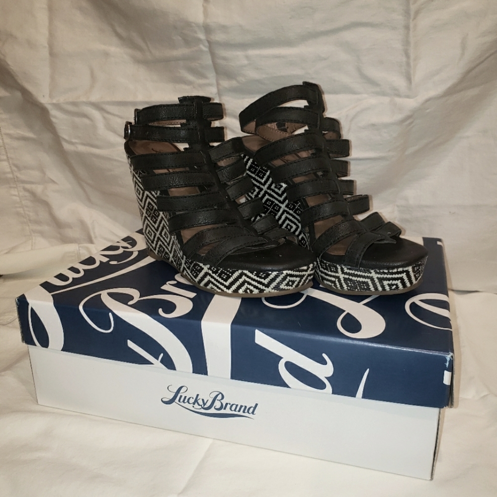 Lucky Brand LK-Labelle Goat Dakota Wedge